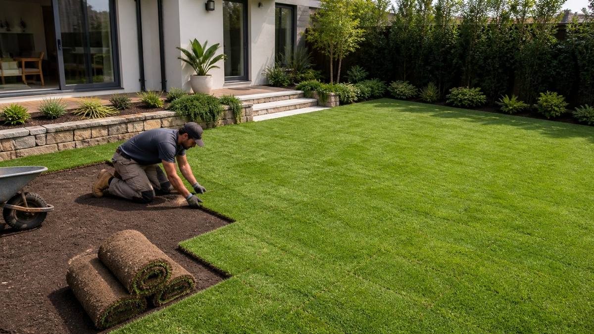 New turf and lawn installation in Canberra